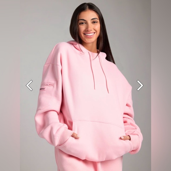 Comfrt Petal Pink Airplane Mode Hoodie and Joggers - Picture 4 of 10